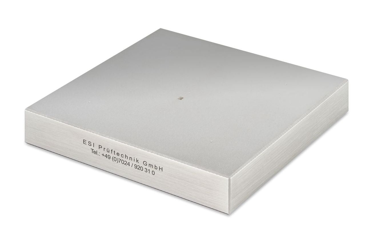 UCI 200 HV10 according to DIN EN ISO 6507 with DAkkS calibration certificate 100x100x16 mm Steel