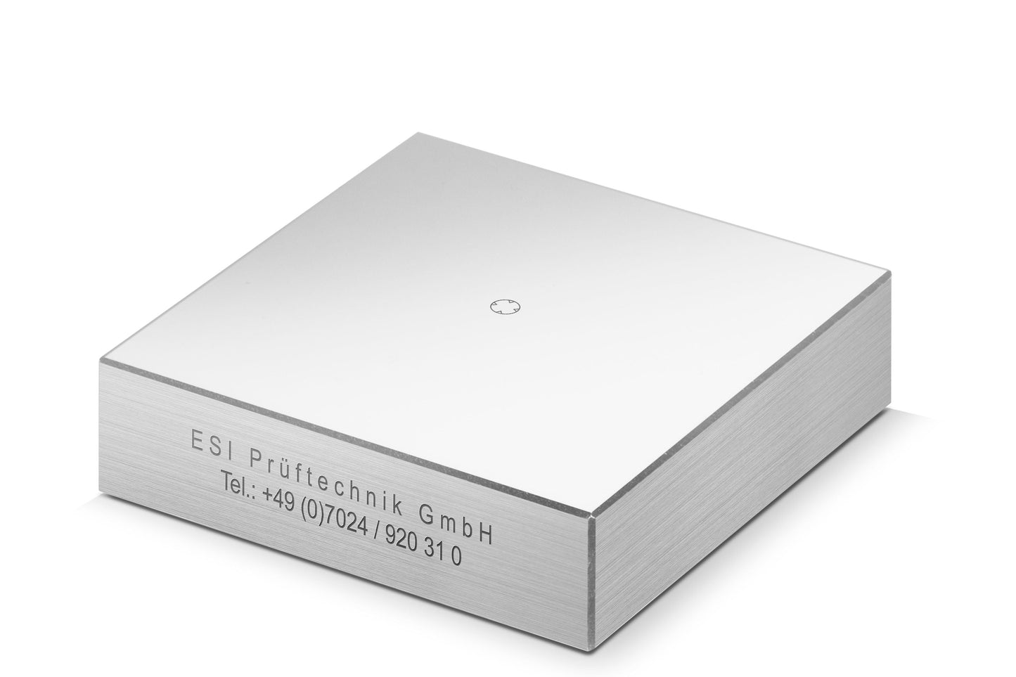 Brinell 200 HBW1/30 according to DIN EN ISO 6506 with DAkkS calibration certificate 60x60x16 mm steel