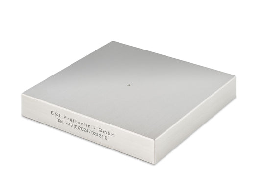 Rockwell 81 HRA according to DIN EN ISO 6508 with DAkkS calibration certificate 100x100x16 mm steel
