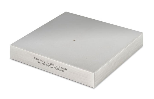 UCI 250 HV10 nach DIN EN ISO 50159 mit DAkkS Kalibrierschein 100x100x16 mm Stahl